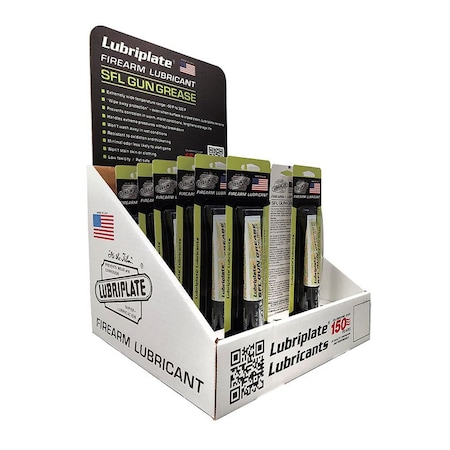 Lubriplate Sfl Gun Grease, 24/1.5 Oz Tray, 24PK L0696-084